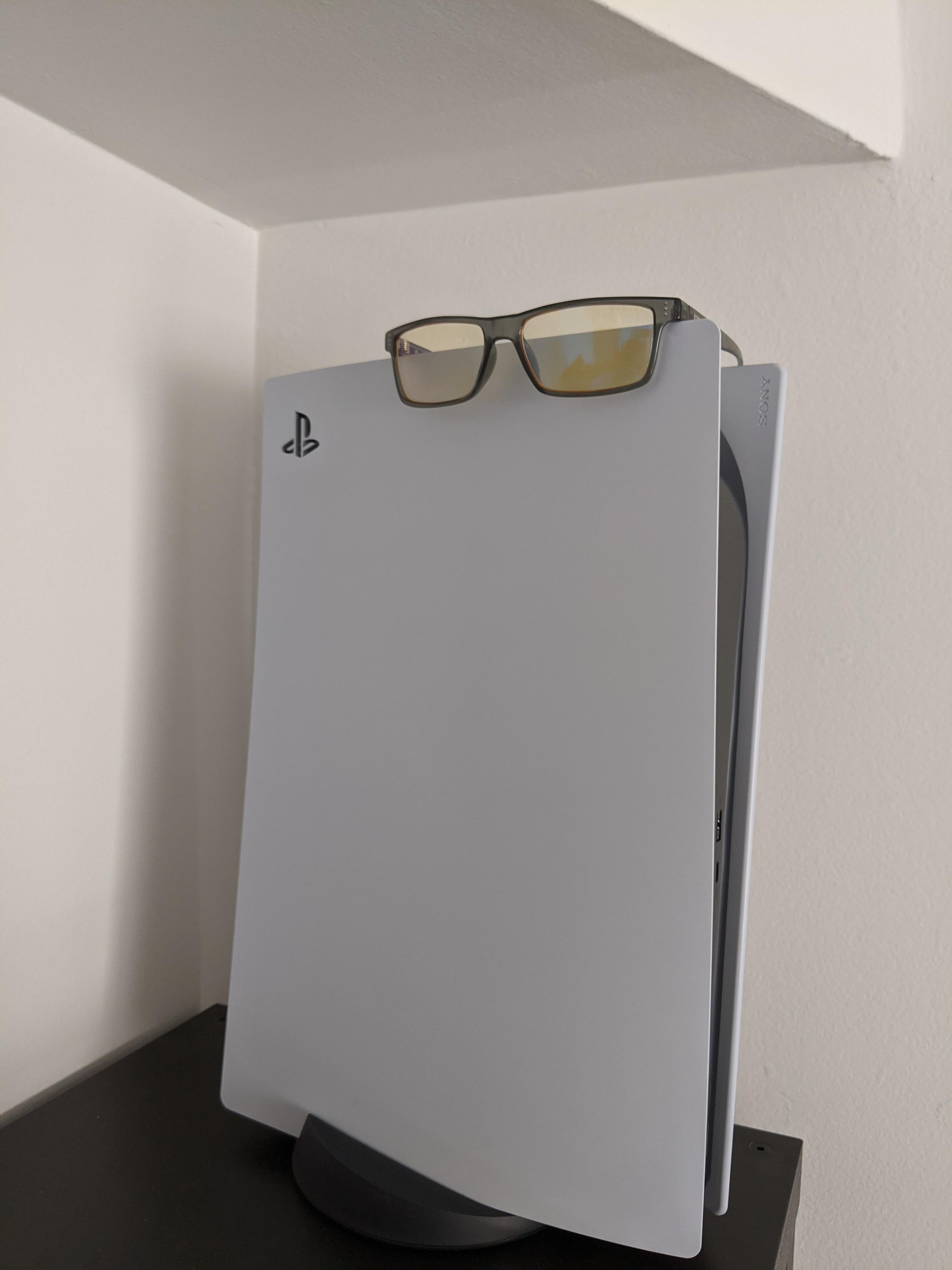 PS5 Next to GUNNAR Glasses