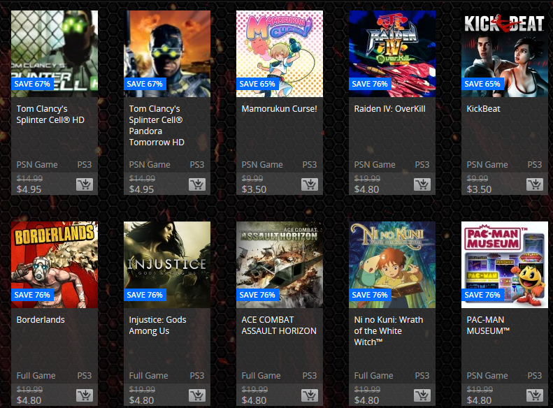 PSN Flash Sale PS3 (3)