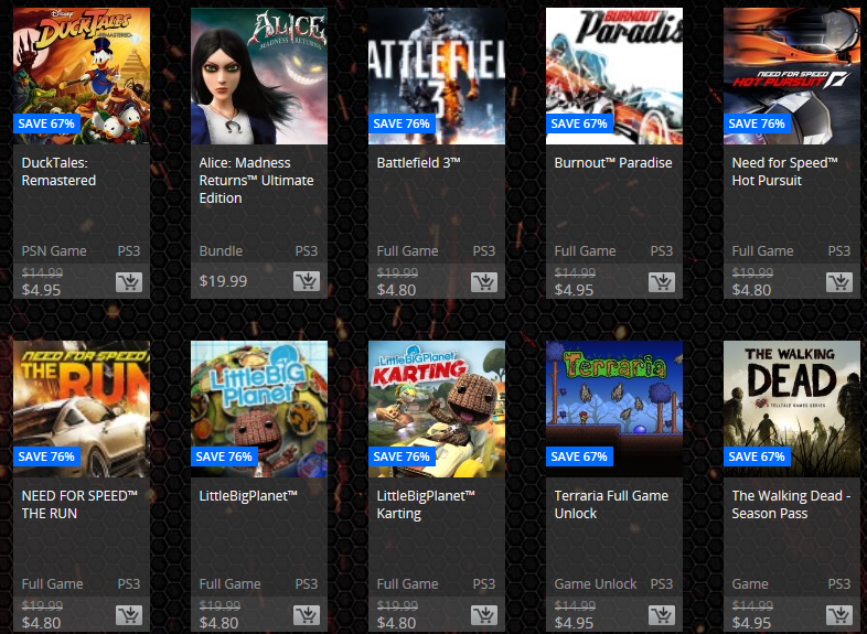 PSN Flash Sale PS3 (4)