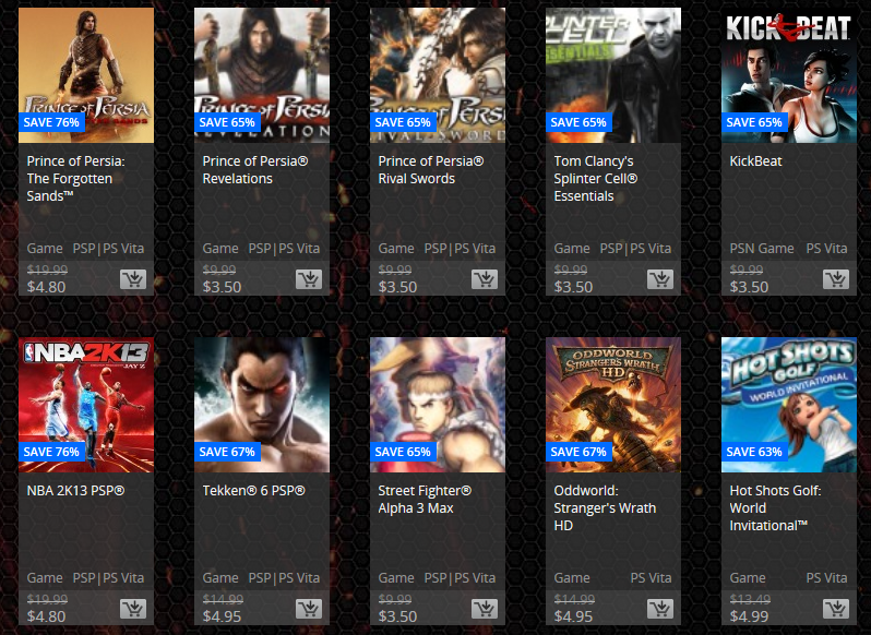 PSN Flash Sale PS Vita (2)