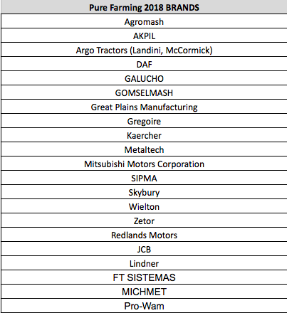 Pure Farming 2018 