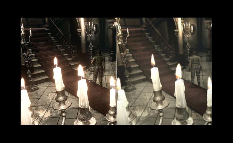 Resident Evil Remastered Comparison