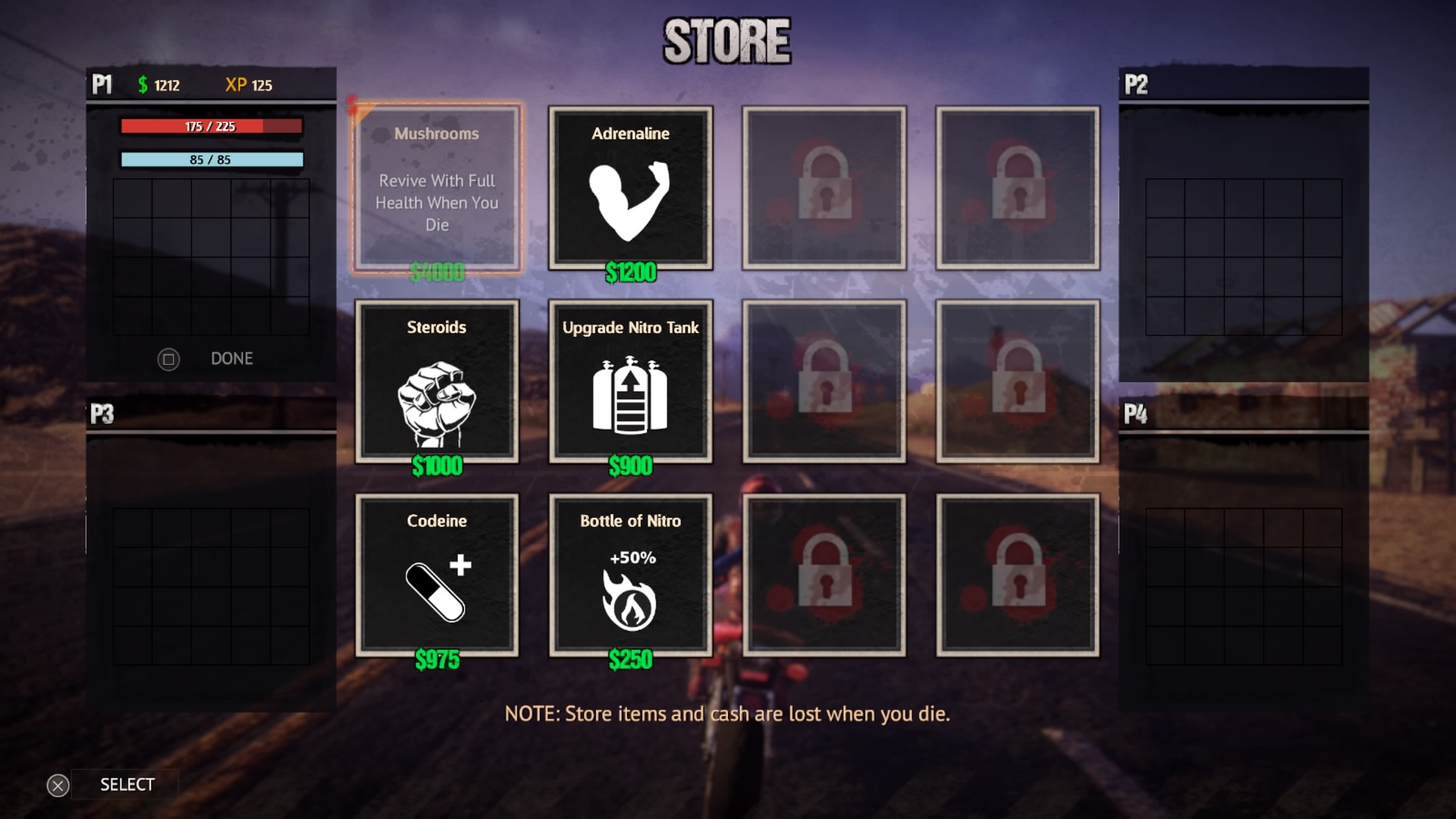 Road Redemption Store