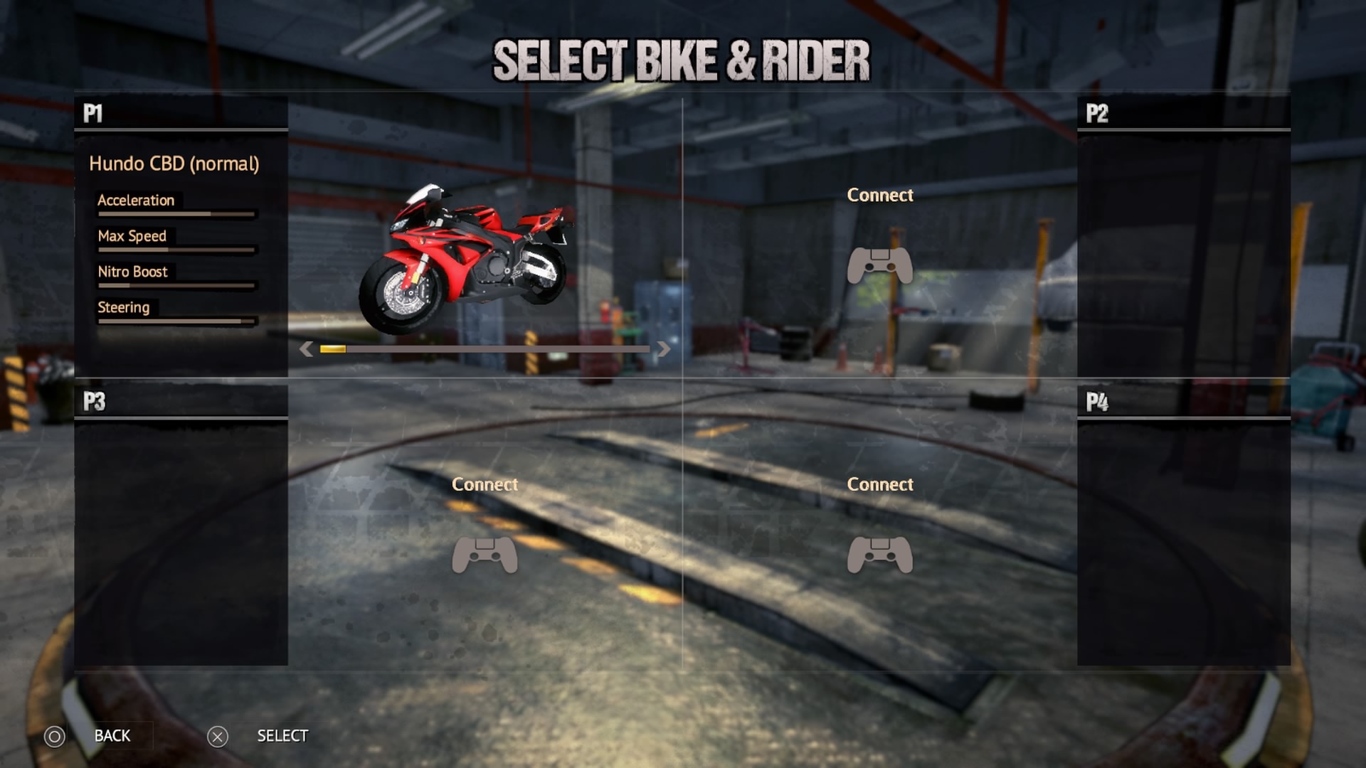 Road Redemption Bike Selection