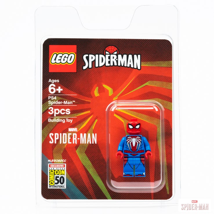 SDCC 2019 Marvel's Spider-Man LEGO minifig