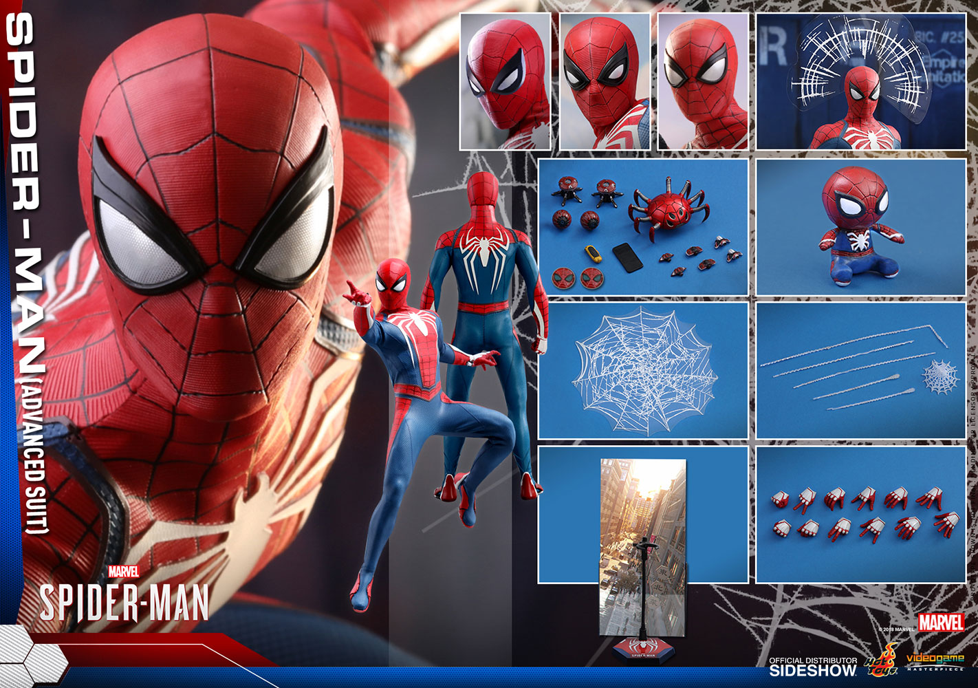 Marvel's Spider-Man Sideshow and Hot Toys Figure