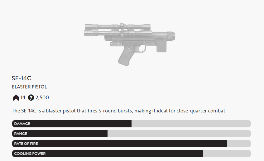 SE-14C Blaster Pistol