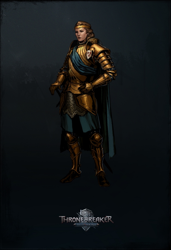 Queen Meve in Thronebreaker: The Witcher Tales