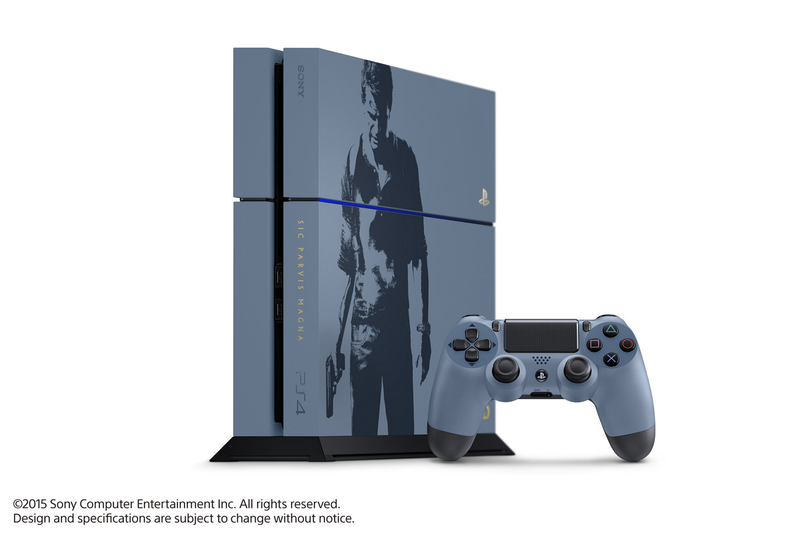 Uncharted 4 Gray Blue PS4