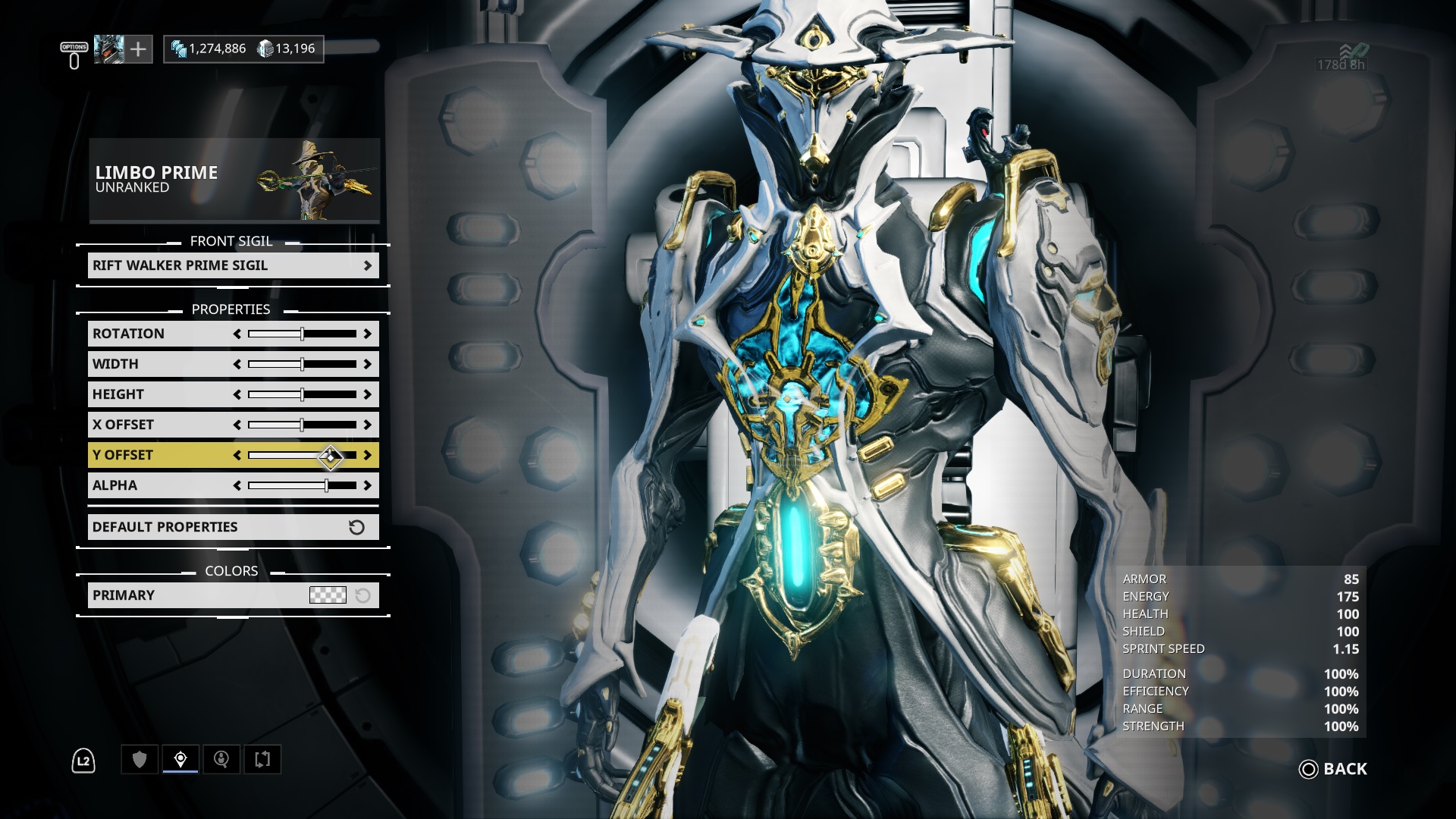 Warframe Scale